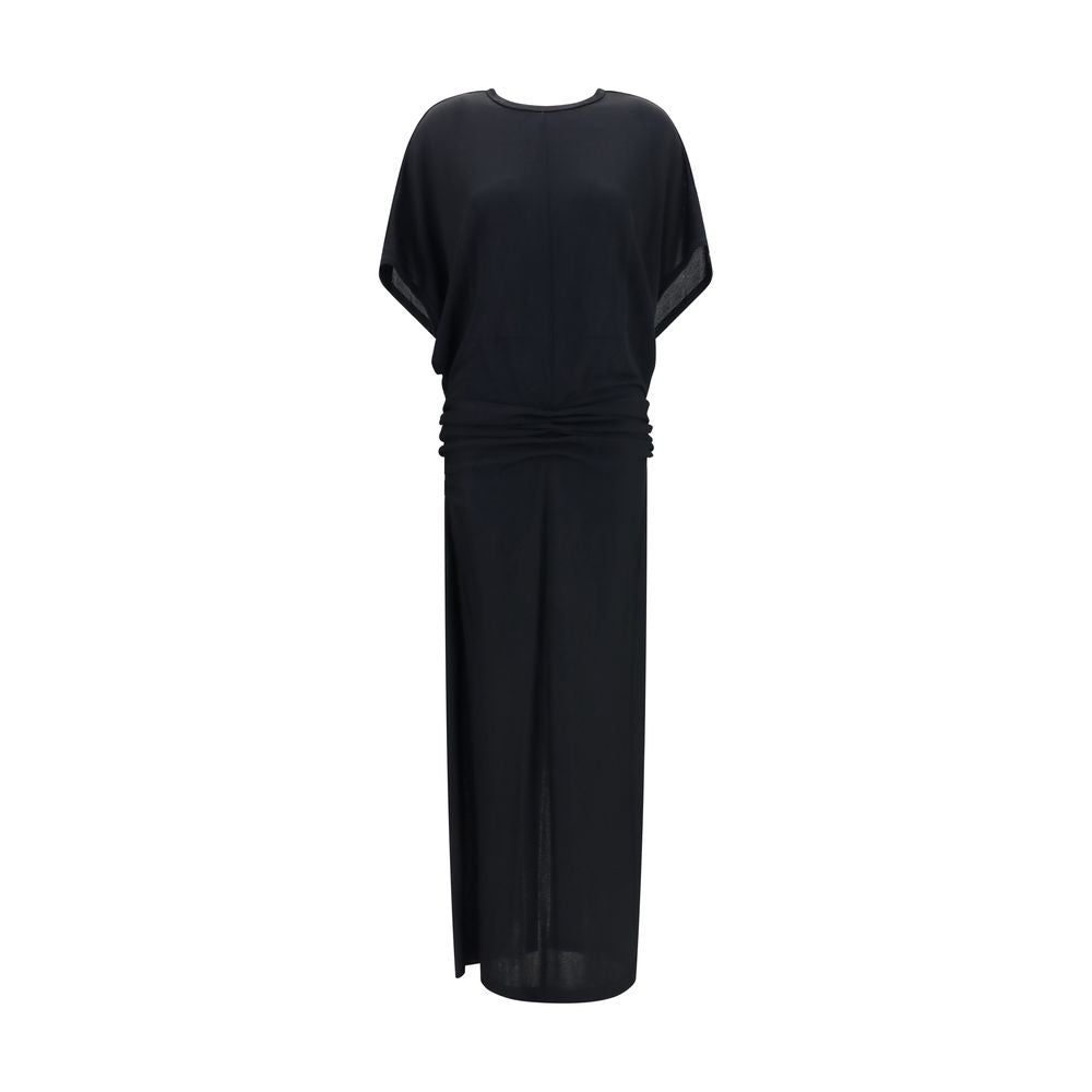The Row Black Viscose Casual Dress