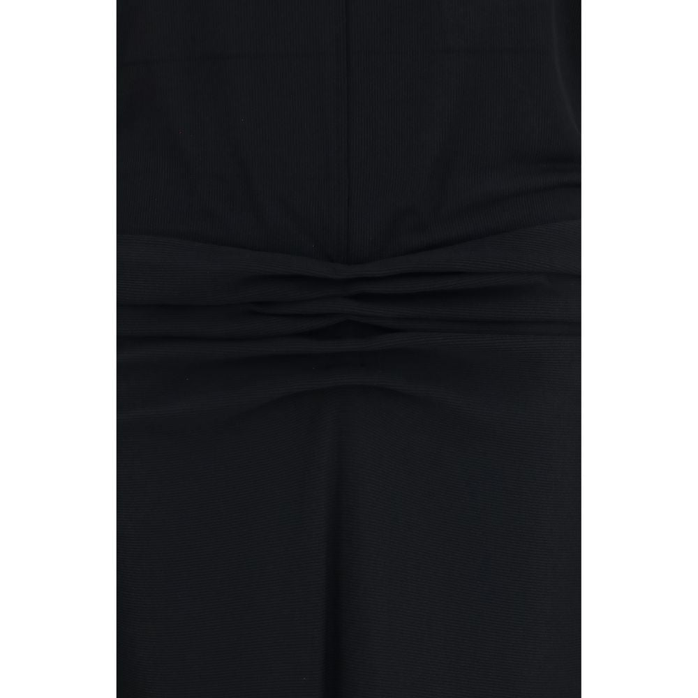 The Row Black Viscose Casual Dress