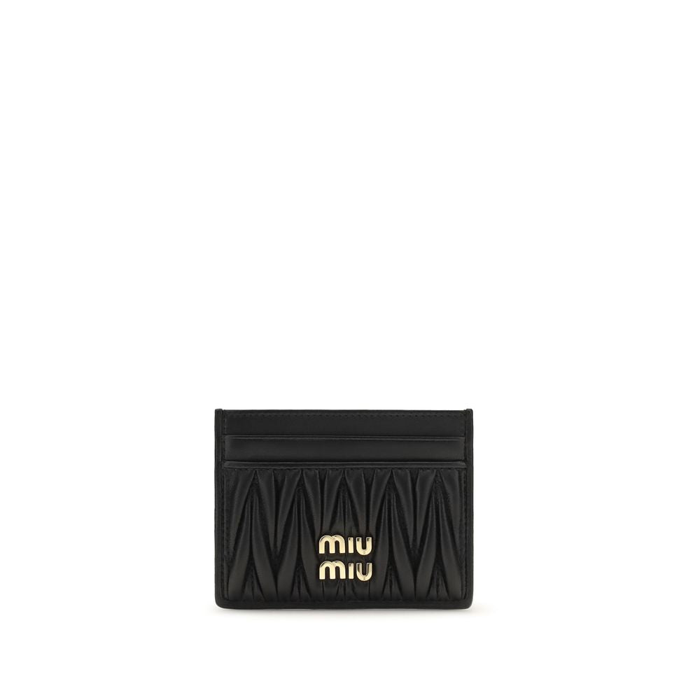 Miu Miu Black Lamb Ovis Aries Aries Wallet