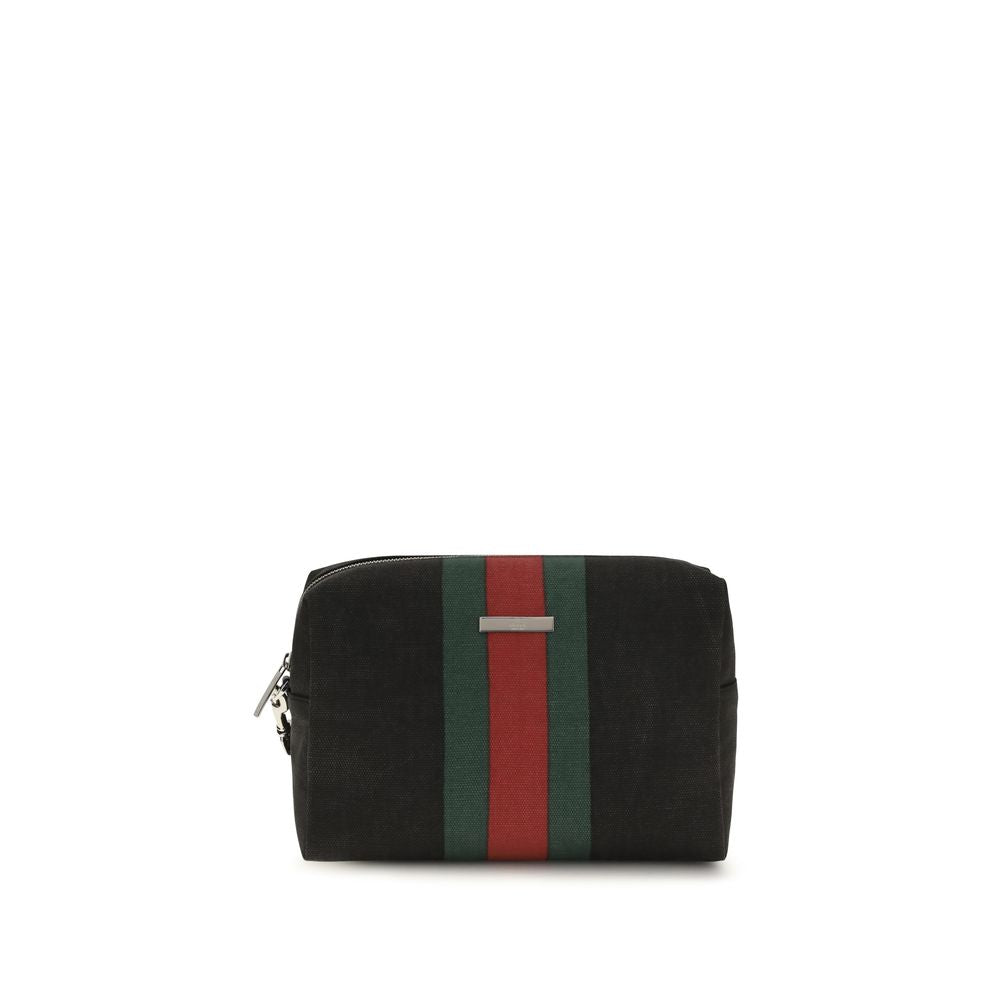 Gucci Black Cotton Handbag