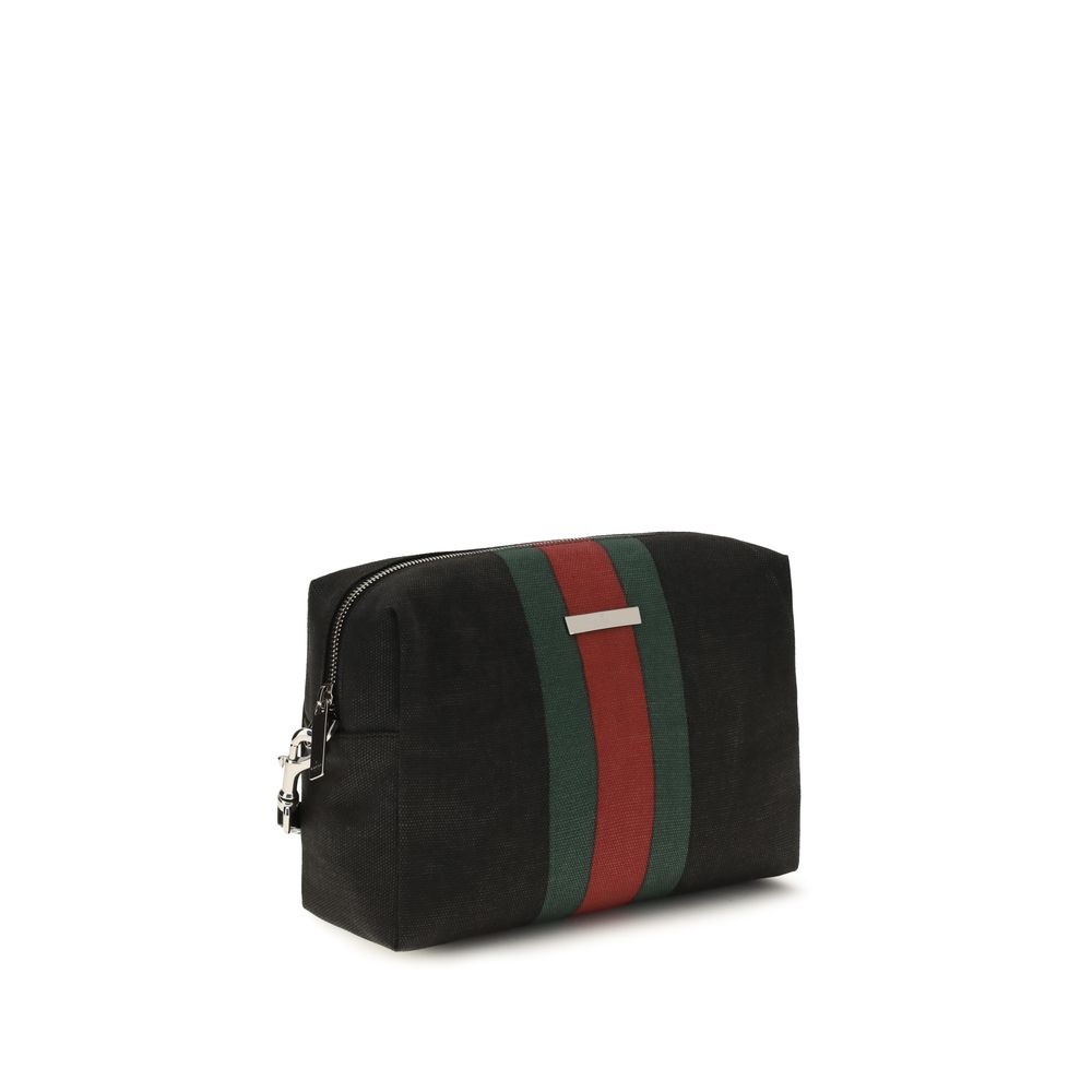 Gucci Black Cotton Handbag