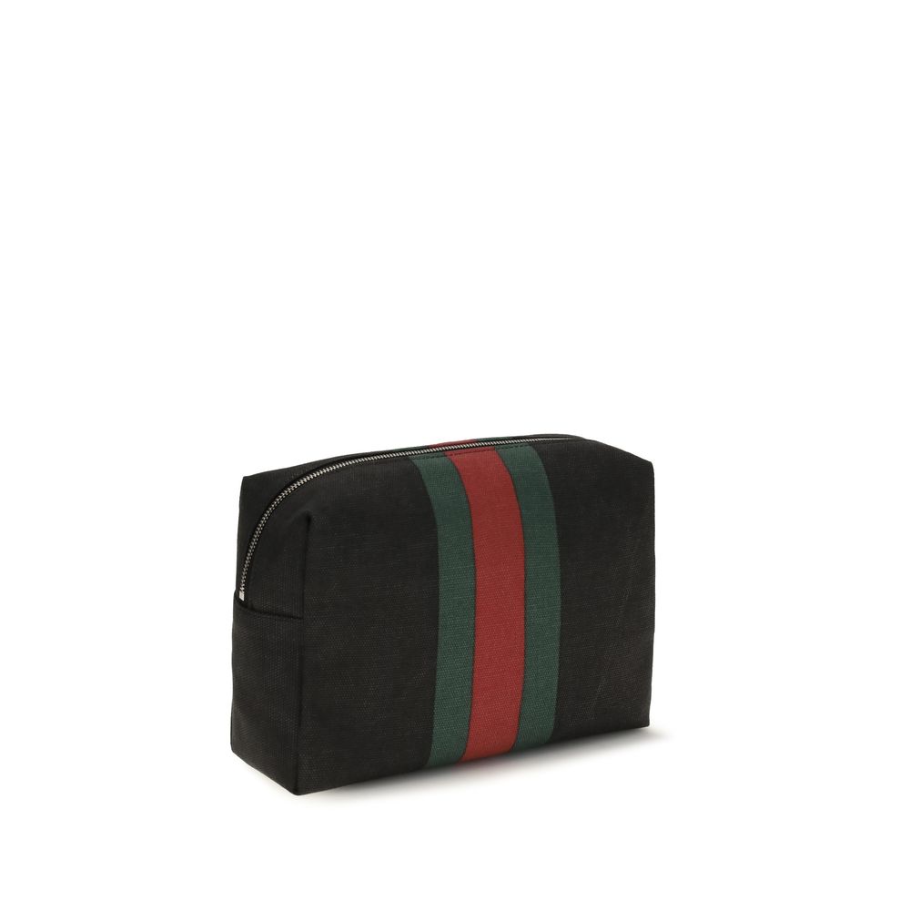 Gucci Black Cotton Handbag