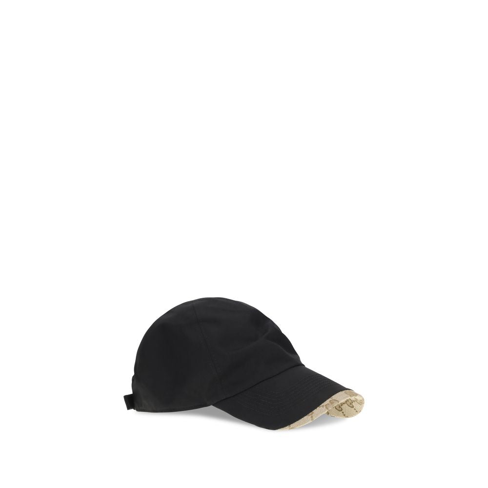 Gucci Black Cotton Cap (Baseball Hat)