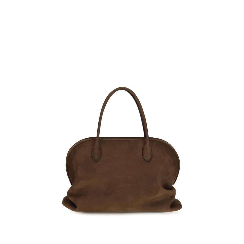 The Row Brown Calf Leather Bos Taurus Handbag