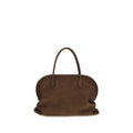The Row Brown Calf Leather Bos Taurus Handbag