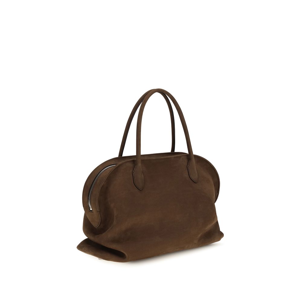 The Row Brown Calf Leather Bos Taurus Handbag