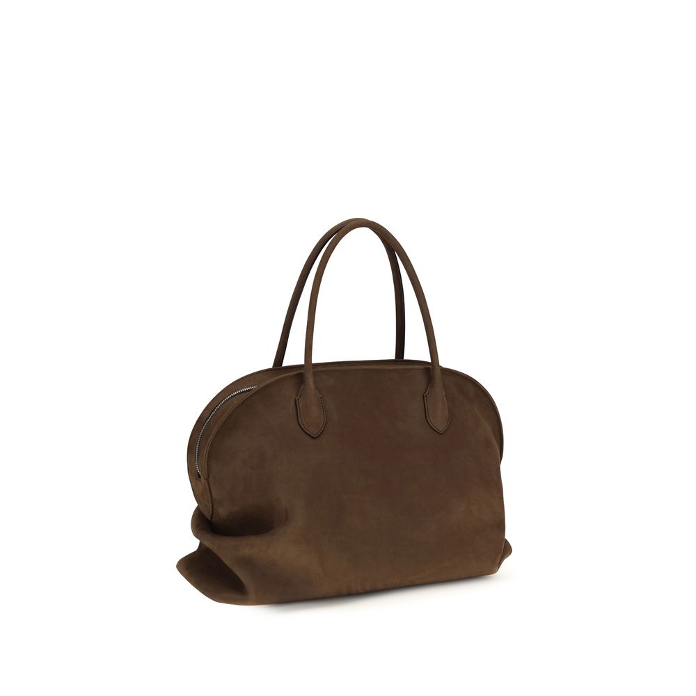 The Row Brown Calf Leather Bos Taurus Handbag