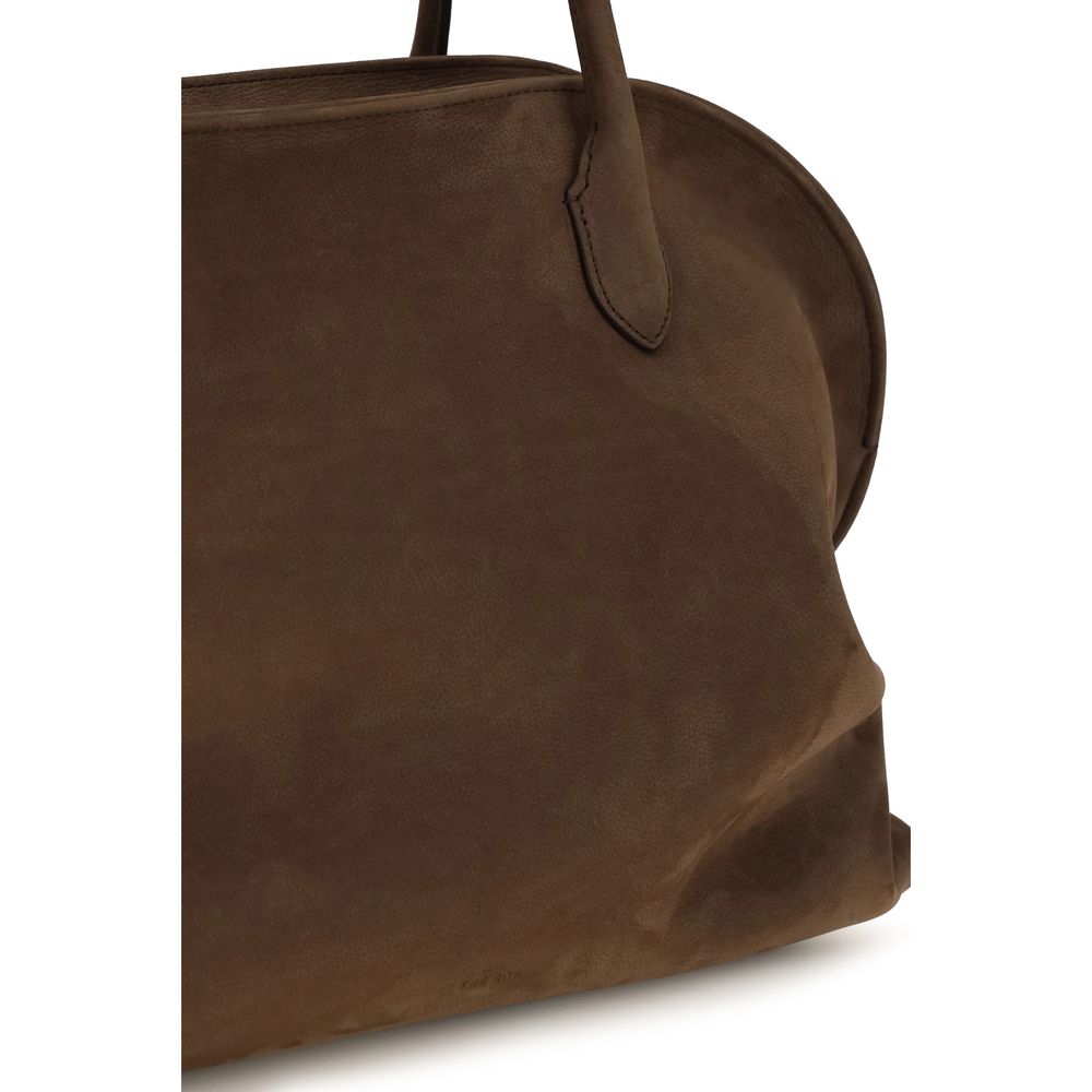The Row Brown Calf Leather Bos Taurus Handbag