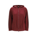 Brunello Cucinelli Bordeaux Cotton Sweatshirt