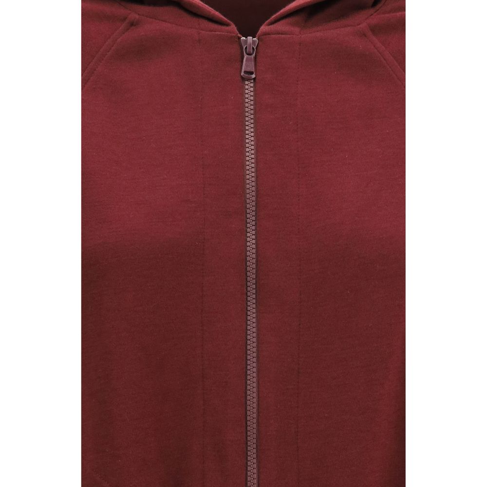 Brunello Cucinelli Bordeaux Cotton Sweatshirt