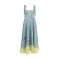 Alemais Multicolor Linen Casual Dress