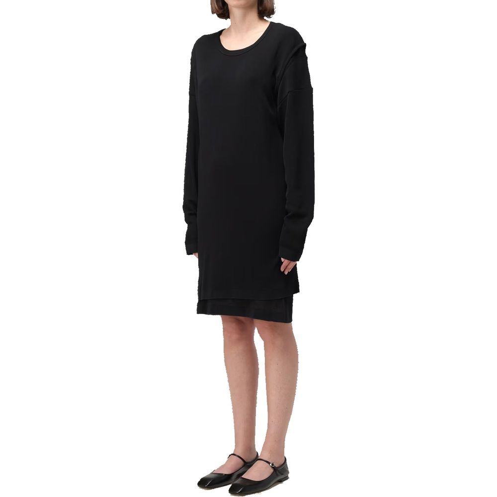 Lemaire Black Cotton Casual Dress