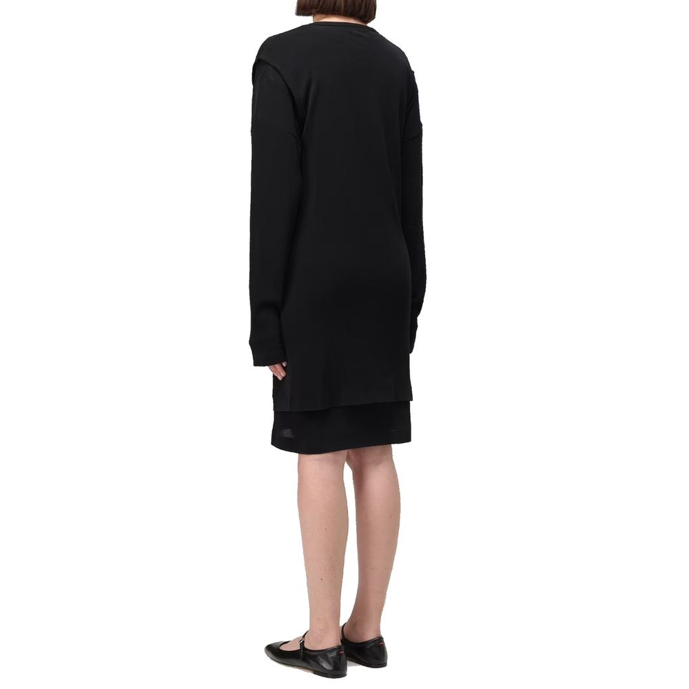 Lemaire Black Cotton Casual Dress
