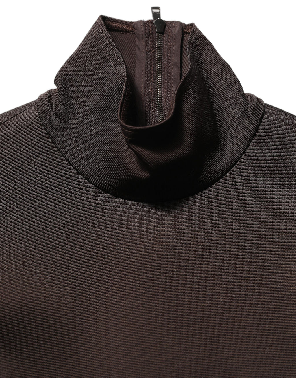 Dolce & Gabbana Brown Turtleneck Long Sleeves Blouse Top