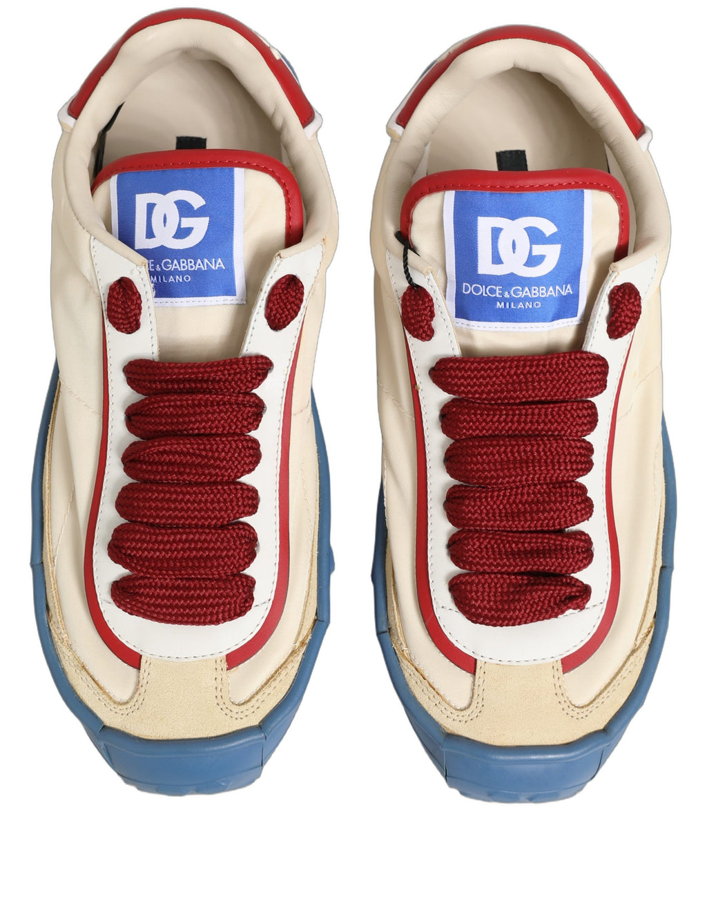 Dolce & Gabbana Multicolor Old Runner Lace Up Sneakers Shoes
