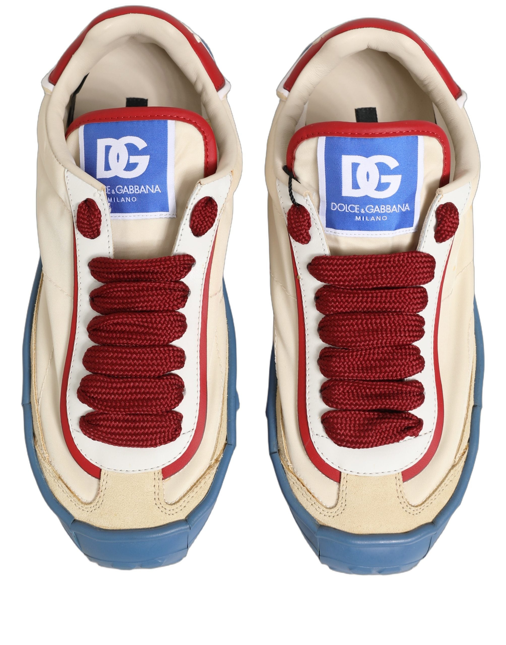 Dolce & Gabbana Multicolor Old Runner Lace Up Sneakers Shoes