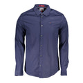 Tommy Hilfiger Blue Cotton Mens Shirt