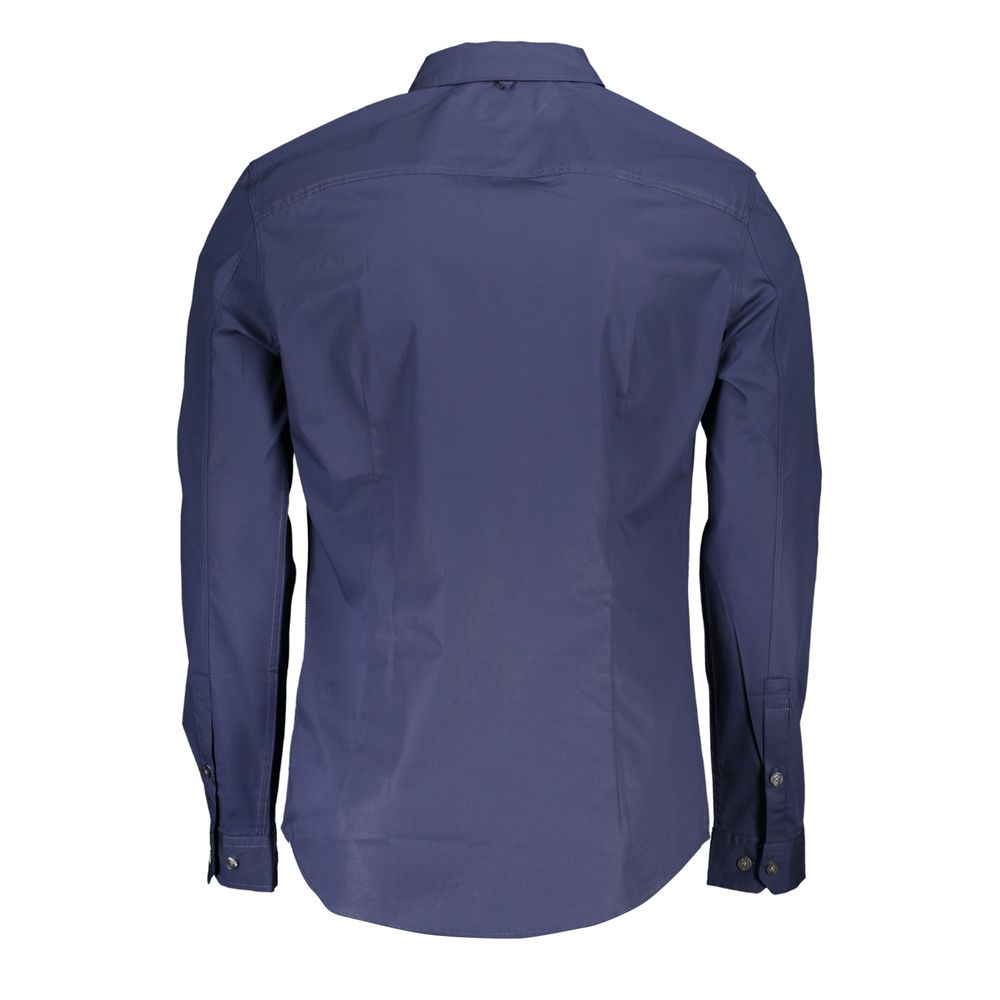 Tommy Hilfiger Blue Cotton Mens Shirt