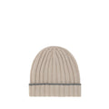 Brunello Cucinelli Beige Cashmere Beanie