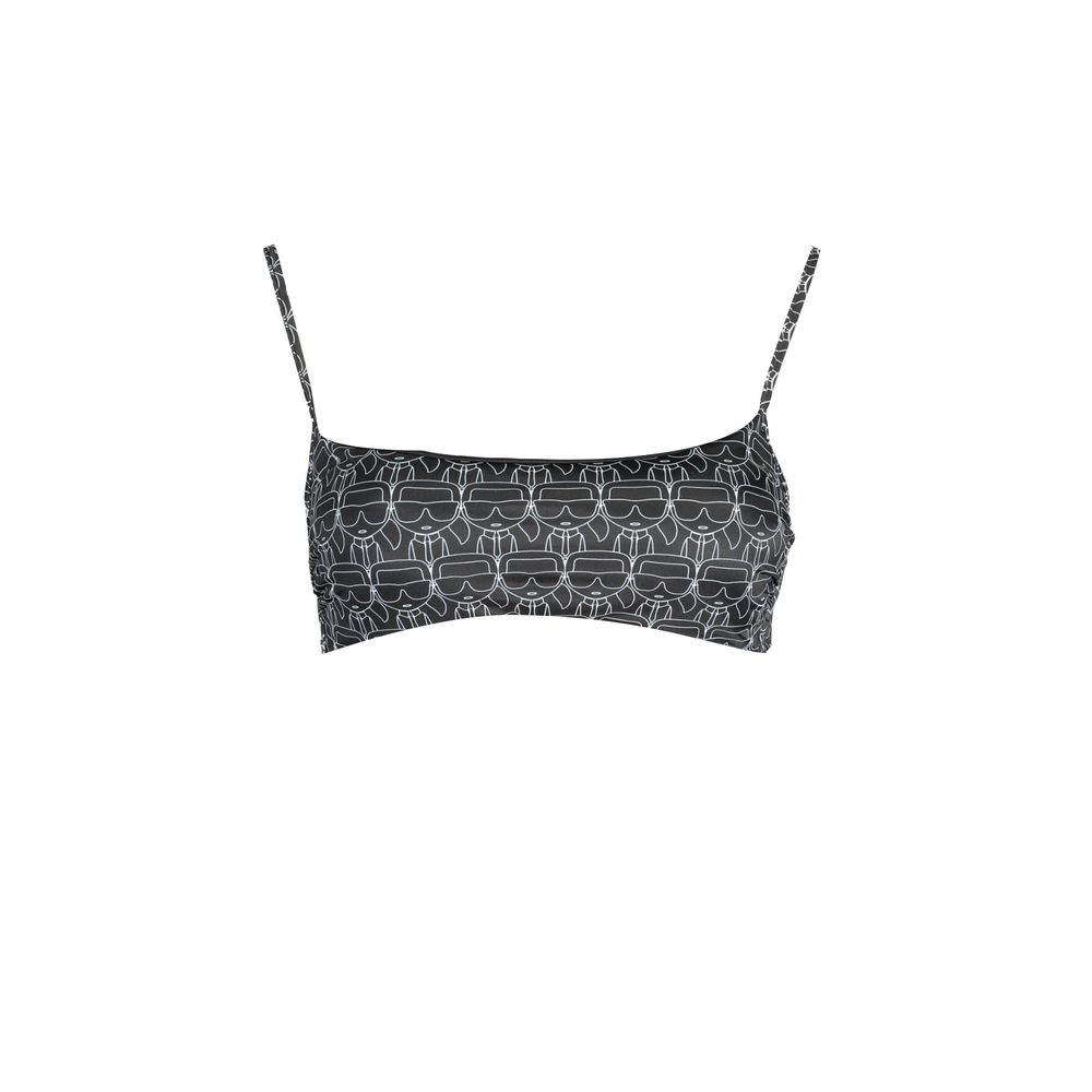 Karl Lagerfeld Black Polyester Women's Swimsuit
