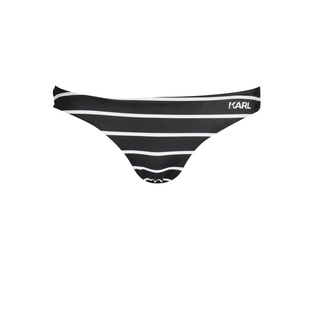 Karl Lagerfeld Black Polyamide Women's Swim Brief