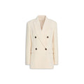 Brunello Cucinelli White Cotton Blazer