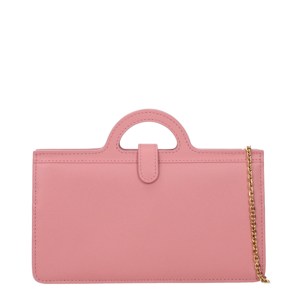 Marni Pink Leather Crossbody Bag