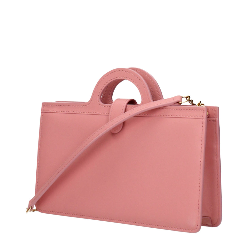 Marni Pink Leather Crossbody Bag
