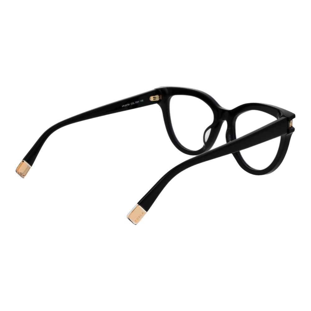 Furla Black Cellulose Acetate Glasses (Frames)