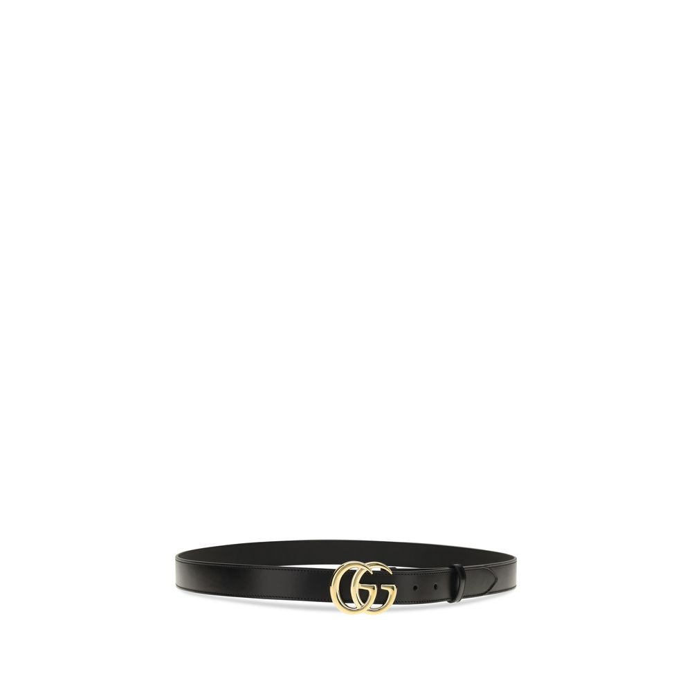 Gucci Black Calf Leather Bos Taurus Regular Belt
