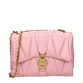 Versace Pink Leather Shoulder Bag