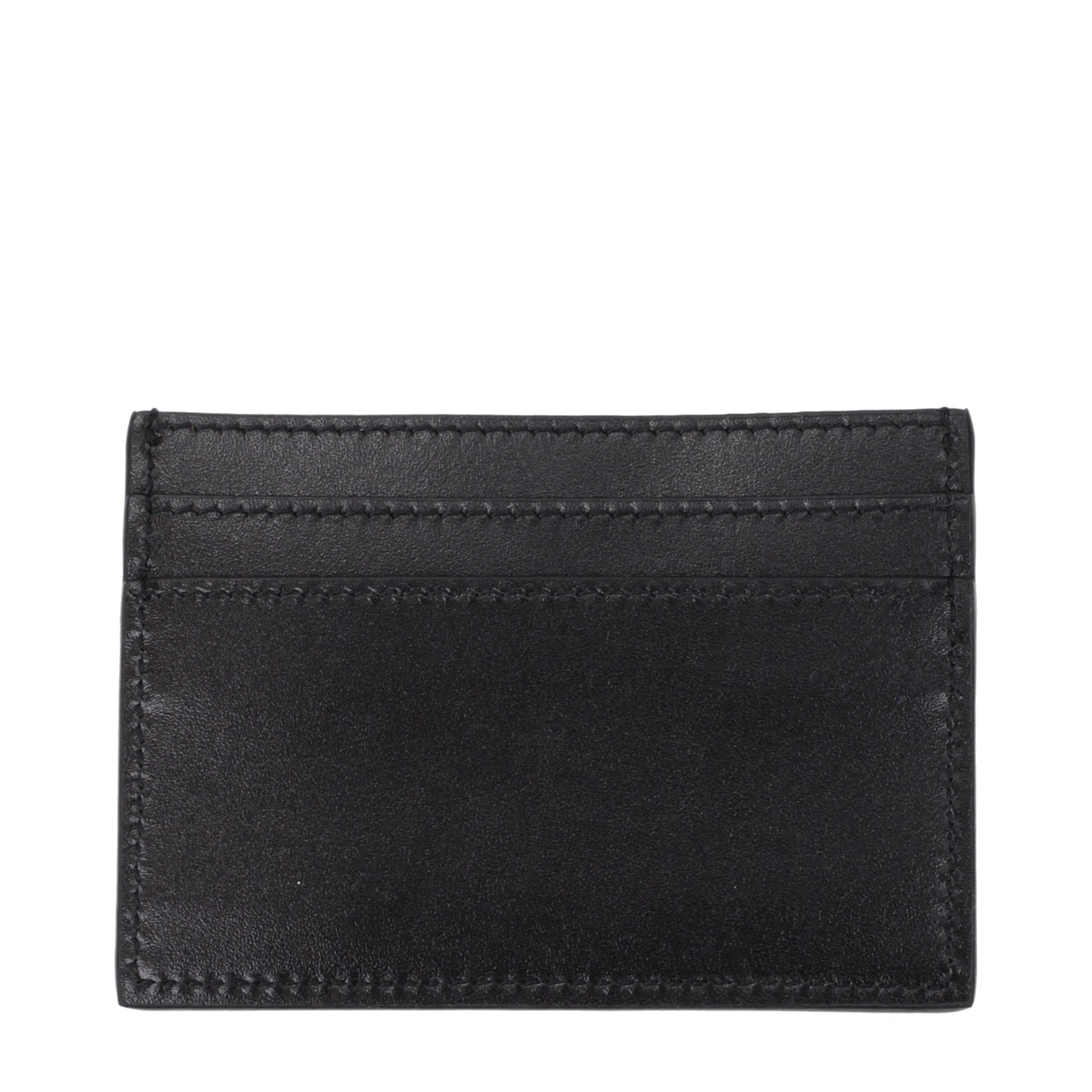 Versace Black Leather Cardholder