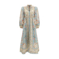 Zimmermann Multicolor Linen Casual Dress
