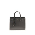 Saint Laurent Gray Calf Leather Bos Taurus Handbag