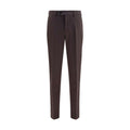 Brunello Cucinelli Brown Cotton Casual Pants