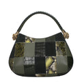 Roberto Cavalli Green Leather Handbag