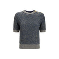 Balmain Blue Polyamide Sweater