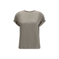 Brunello Cucinelli Beige Elastane Blouse