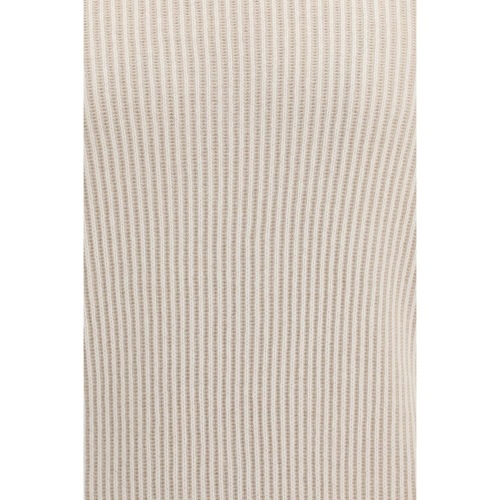Brunello Cucinelli Beige Cashmere Turtleneck