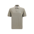 Brunello Cucinelli Bicolor Cotton Polo Shirt
