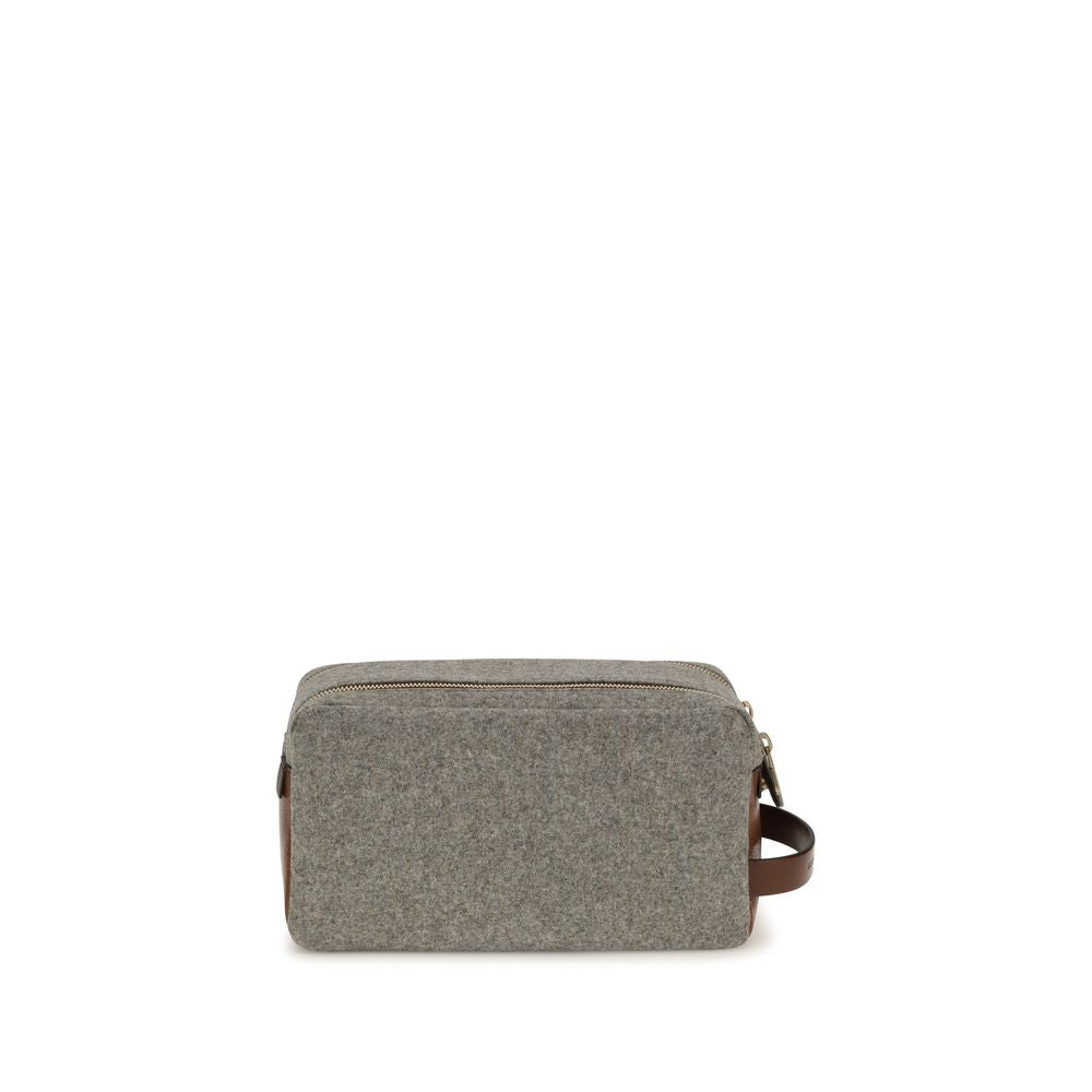 Brunello Cucinelli Gray Wool Oves Aries Other Accessories