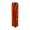 Emilio Pucci Orange Viscose Long Skirt