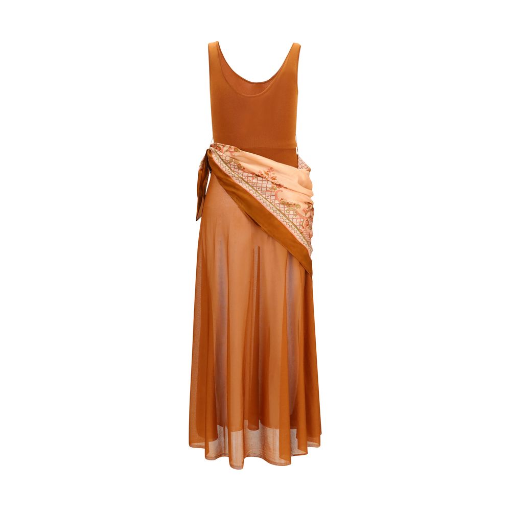 Zimmermann Brown Viscose Casual Dress