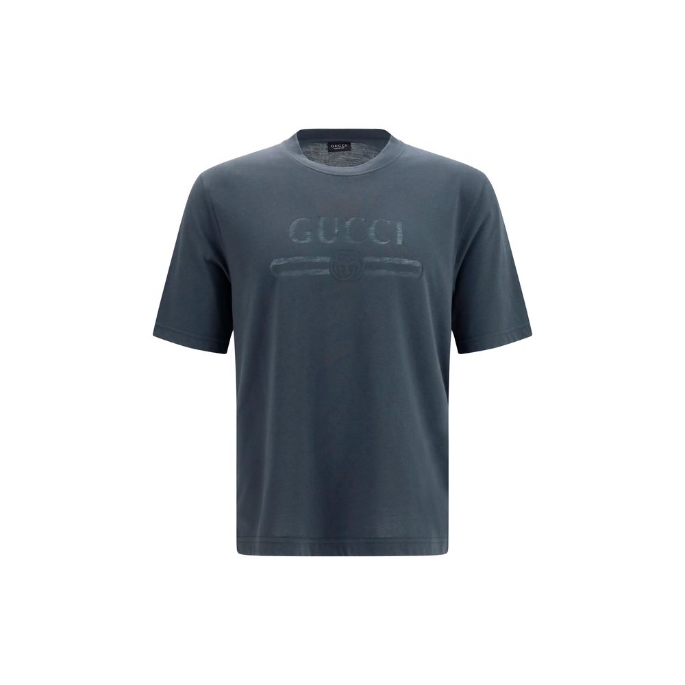 Gucci Gray Cotton T-Shirt