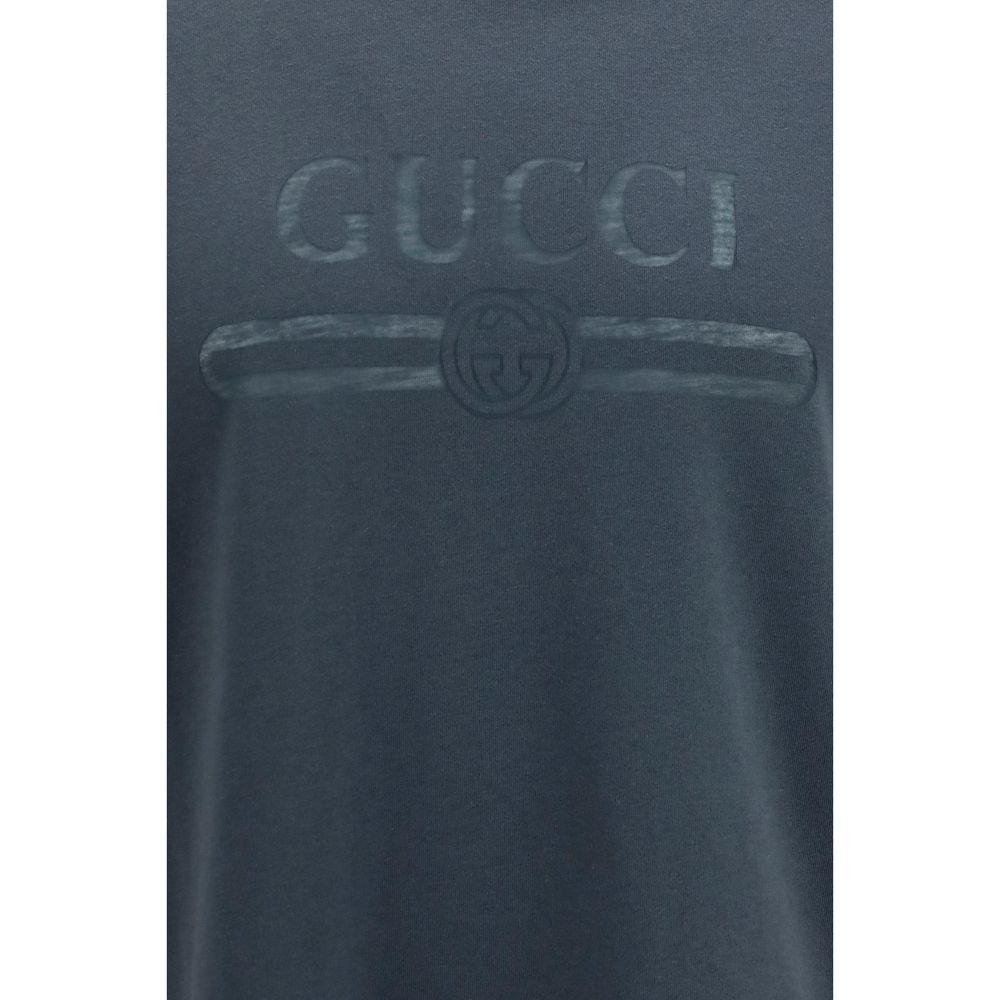 Gucci Gray Cotton T-Shirt