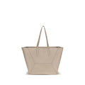 Brunello Cucinelli Beige Calf Leather Bos Taurus Shoulder Bag