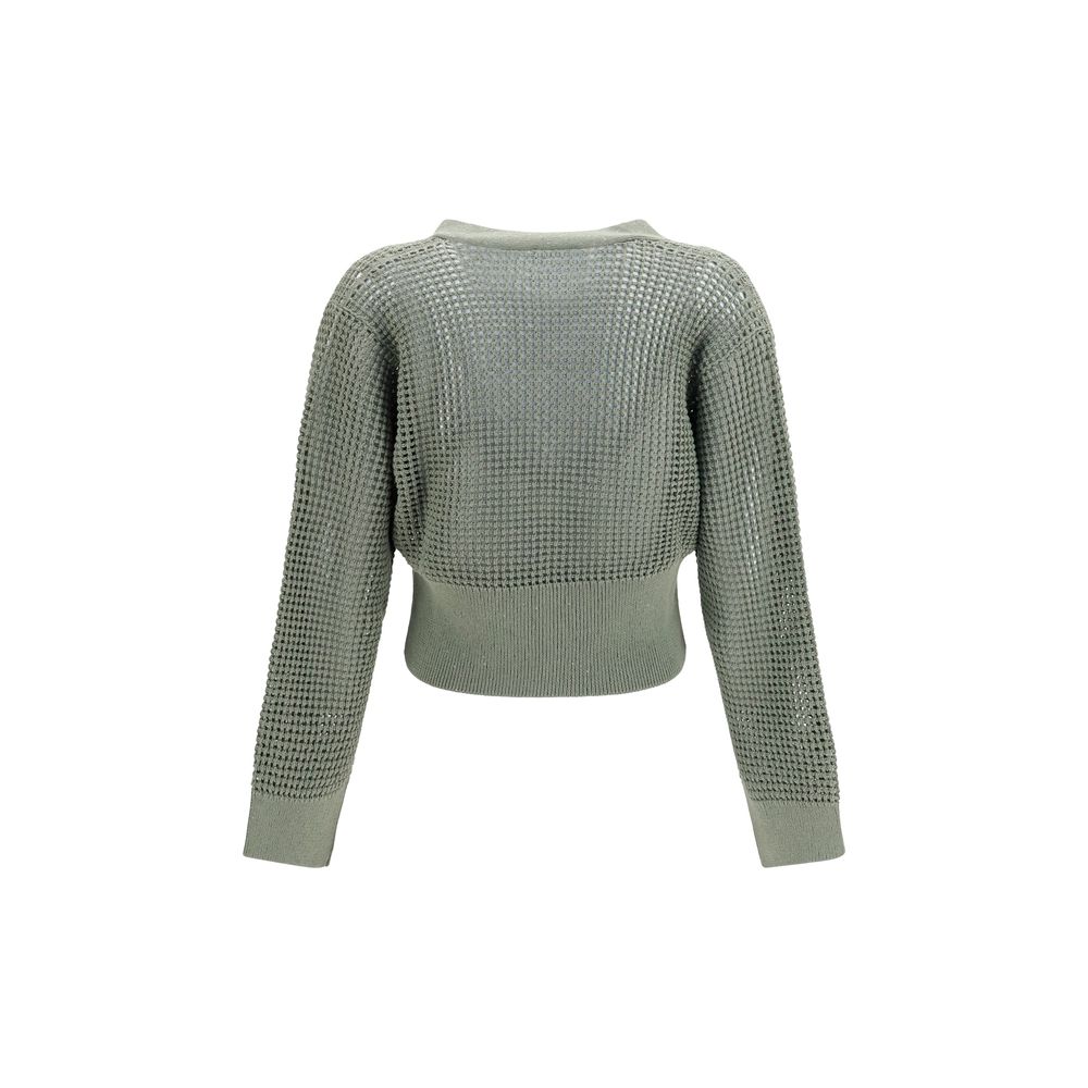 Brunello Cucinelli Bicolor Cotton Cardigan