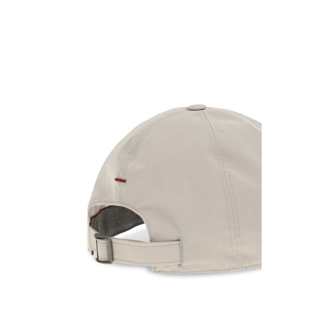 Brunello Cucinelli Gray Polyester Cap (Baseball Hat)