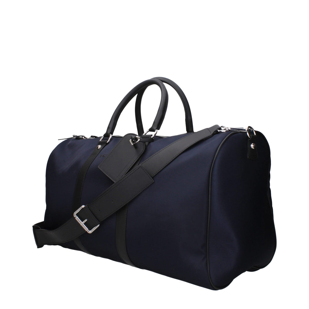 Kiton Blue Nylon Luggage And Travel