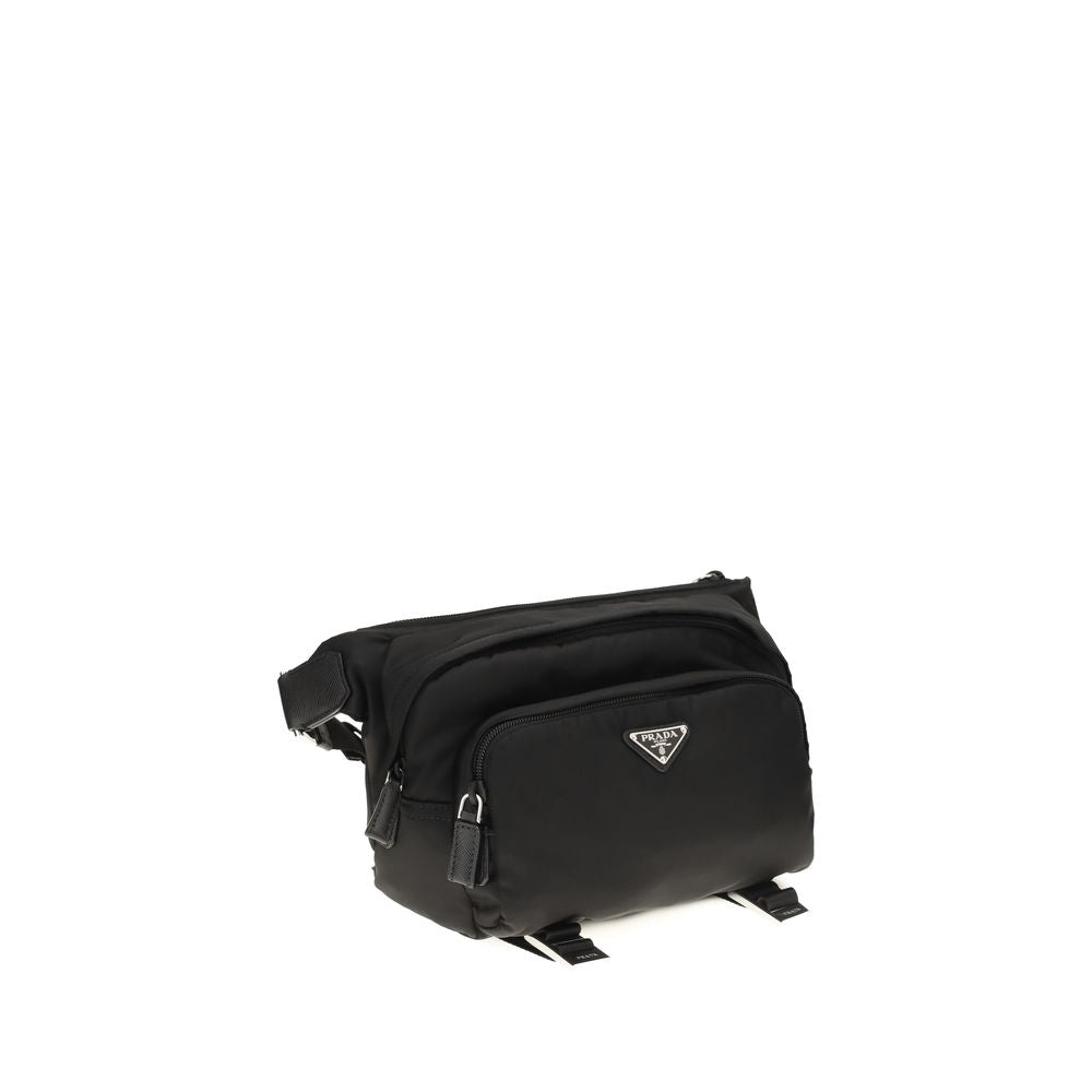Prada Black Nylon Shoulder Bag